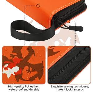 Tcg 1 2 4 9 tasche maniche large big small mini football baseball sports collector raccoglitore per album di carte collezionabili per poke mon - Product Image 2