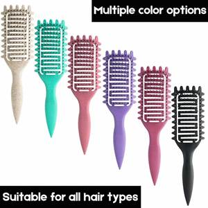 Cepillo de Pelo de Paja de Trigo y Nylon para Peinar y Definir el Estilo, con Ventilación, para Uso en Casa o Salón, Precio Mayorista - Product Image 4