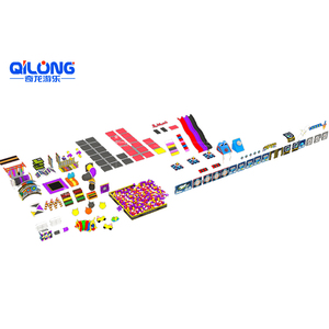 Nouvel espace de jeu de parc d'attractions intérieur aire de jeux à thème intérieure pour enfants avec toboggan tubulaire et sondage à balles - Product Image 4