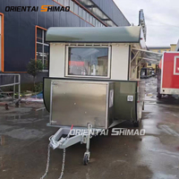 Oriental Shimao 12 pieds entièrement équipé food truck chariot à hot-dog USA remorque à nourriture personnalisée avec cuisine de restaurant