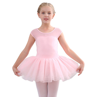 Vestido de Ballet para Niñas, Tutú para Danza Escénica, Leotardo Clásico Rosa para Niñas Pequeñas, Tutú de Ballet para Actuaciones y Entrenamiento