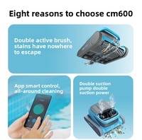 Aspirateur robotisé universel filaire de haute qualité pour piscine, avec trois brosses actives, nettoyage automatique des parois, écologique