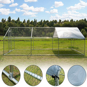 Grand enclos à poules résistant aux intempéries, cage extérieure pour lapins, cage robuste pour animaux de ferme - Product Image 5