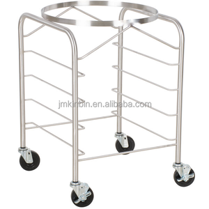 Base de Soporte para Tazón Mezclador Portátil de Acero Inoxidable con Bandeja Deslizante, Práctica Base para Contenedor de Cocina y Catering - Product Image 2