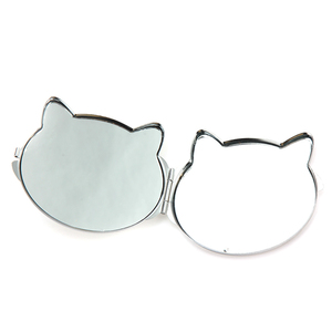 Cat Shape <b>Foldable</b> Double Sided Makeup <b>Mirror</b> Portable Pocket Vanity <b>Mirror</b> Magnifying Travel Cosmetic <b>Mirror</b> - Product Image 4