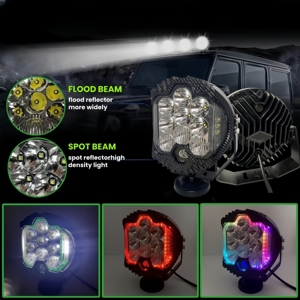 Tốt Nhất Bán Hot Sản Phẩm Trung Quốc Chất Lượng Cao 5 Inch 7 "<span class=keywords><strong>LED</strong></span> Làm Việc Ánh Sáng Cho Xe Ban Ngày Chạy Đèn - Product Image 5