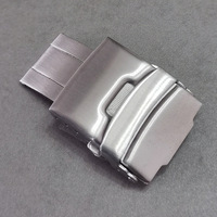 Fermoir à déploiement papillon en acier inoxydable 304 de haute qualité 18mm 20mm 22mm 24mm boucle de montre pliable en métal