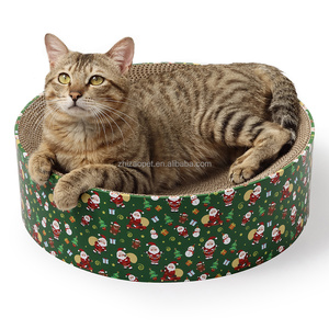 Großhandel: Luxuriöses Rundes Haustierbett und Kratzbaum für Katzen in Premium-Qualität mit Individuell Bedrucktem Design - Product Image 6