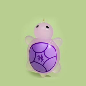 发光海龟钥匙扣可爱卡通树脂夜光钥匙圈配件3D发光海龟招财龟钥匙扣 - Product Image 4