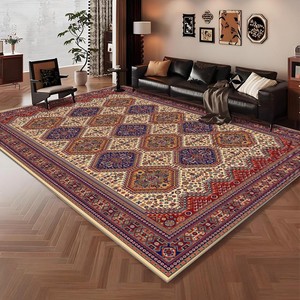 Alfombra Rectangular Royal Home Medallion de 8x10, Imitación de Cachemira, Antideslizante, para Sala de Estar, Decoración del Hogar - Product Image 5