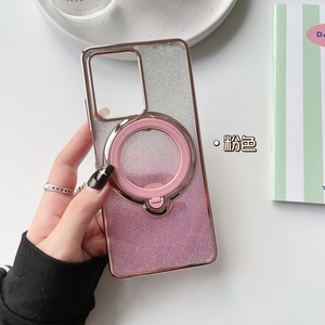 Funda de teléfono con purpurina ostentosa <span class=keywords><strong>a</strong></span> la moda chapada de buena calidad para <span class=keywords><strong>OPPO</strong></span> Reno 12 Pro A16 A79 5G Realme 10 4G funda trasera suave con soporte de TPU - Product Image 1