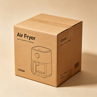 Boîte d'emballage personnalisée pour friteuse à air 1200W, en carton ondulé de qualité alimentaire, pour appareils de cuisine