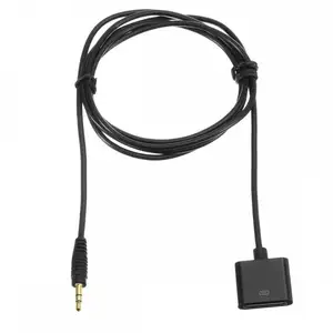 Adaptador de cable convertidor de base de sonido para iPod iPhone iPad a entrada AUX estéreo de 3,5 MM-Universal