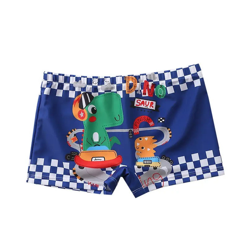 Personalizado edad 0-3 4 niños bebé infantil niños pequeños cintura elástica ropa de playa Boxer Jammer pantalones cortos Bañadores