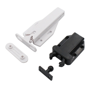 Beetle Bouncer Cabinet Door <b>Latch</b> ABS <b>Push</b> Button Rebound Closure For Wardrobe Doors Black White Size Options - Product Image 5