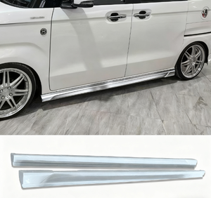 Vente chaude Runze 2017-2021 pour N-Box Kits de carrosserie de voiture personnalisés Nouvelle mise à niveau du <span class=keywords><strong>pare</strong></span>-chocs <span class=keywords><strong>avant</strong></span>/arrière avec vis de jupes latérales de <span class=keywords><strong>peinture</strong></span> noire - Product Image 5