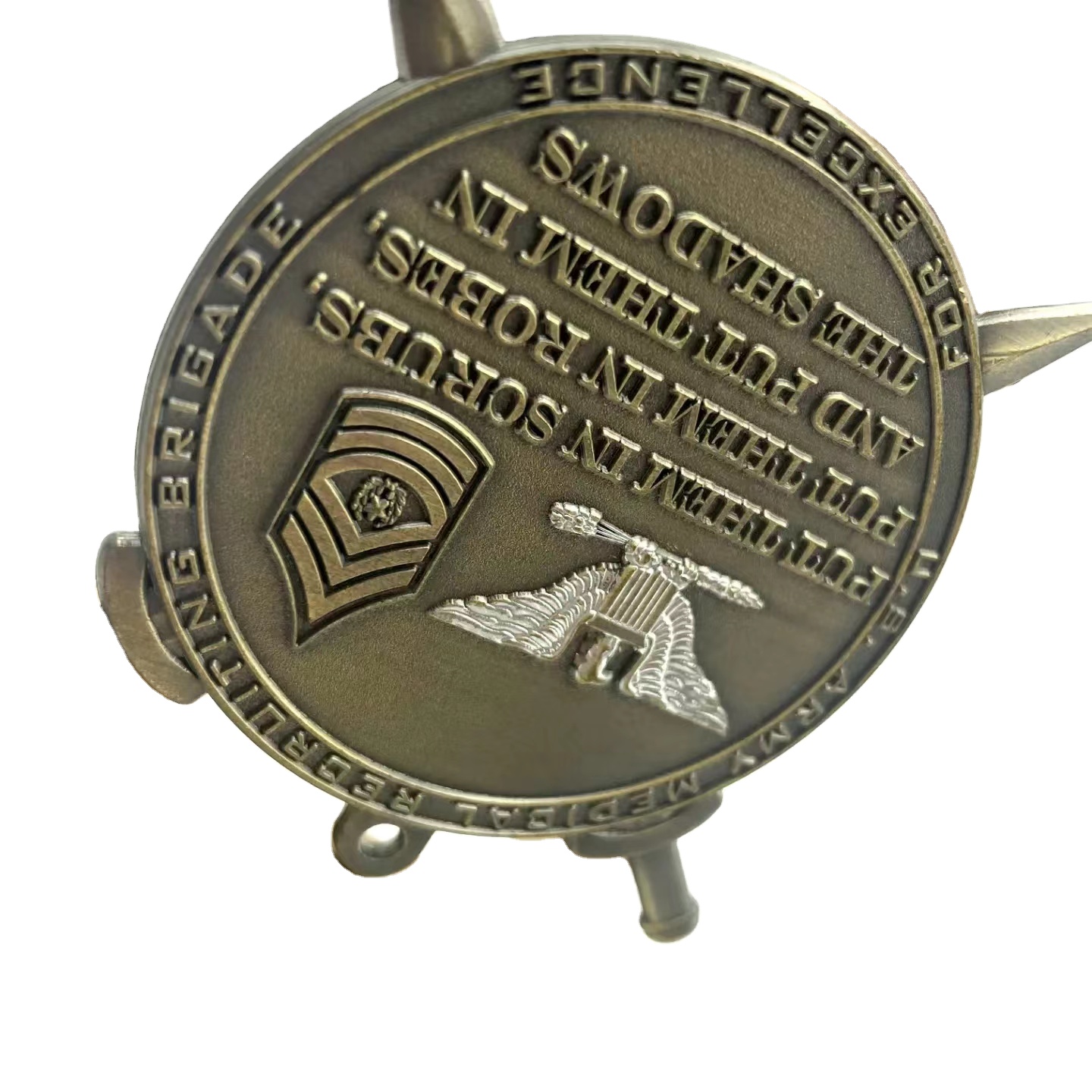 Vente au détail personnalisée en émail dur 2D 3D médaille en métal Logo de l'entreprise et pièce Souvenir pièce de défi