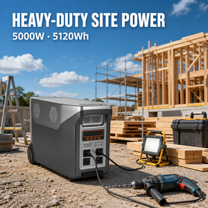 Station d'alimentation portable 600W 5KW avec batterie LiFePO4, générateur solaire, alimentation de secours pour voiture et courant alternatif, avec roues - Product Image 2