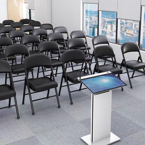 كرسي قابل للطي رخيص للمناسبات، مريح وعصري للمكتب والمركز التجاري والفندق والإيجار - Product Image 5