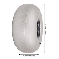 Roues de plage gonflables en PVC de 10 pouces, neuves, à roulement à billes, pour chariot de kayak, chariot de pêche, chariot d'entrepôt et chariot de plage - Vente chaude