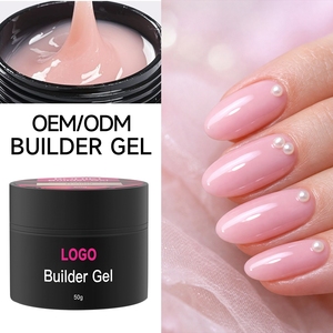 Wholesale OEM 50g Hard Gel Nail <b>Builder</b> Extension Gel Non Toxic Professional UV Nail Construction <b>Builder</b> Gel Nail Polish - Product Image 1