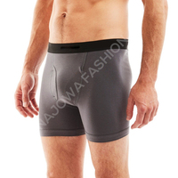 Calzoncillos bóxer para hombre de algodón/spandex transpirable, venta al por mayor OEM, bordado 3D, color personalizado, corte clásico, lavables a máquina