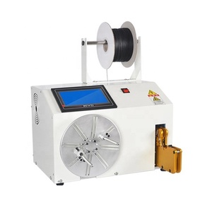Hot Sale <strong>Semi</strong> <strong>Automatic</strong> RJ45 USB Cable Wire <strong>Coil</strong> Winding and Binding <strong>Machine</strong> - Product Image 2