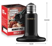 Émetteur de chaleur en céramique sans lumière pour reptiles, lampe chauffante pour lézards, serpents, geckos, ne gêne pas le cycle de sommeil, ampoule chauffante pour reptiles
