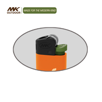 Briquets en plastique personnalisés à logo, design classique, briquet à gaz à silex USA pour fumer et accessoires de camping