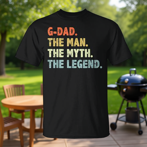 Camiseta G-Dad, el Hombre, el Mito, la Leyenda, Regalo del Día del Padre para Papá y Abuelo, Ropa Promocional - Product Image 3