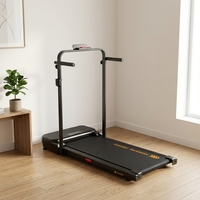 Tapis roulant double fonction et appareil de fitness à vibrations pour entraînement à domicile, exercice en intérieur et entraînement corporel