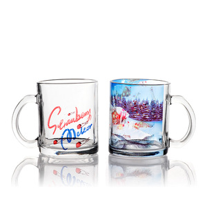 Tazza da Caffè in Vetro Opaco/Trasparente da 11oz per Sublimazione, Vendita all'Ingrosso - Product Image 1