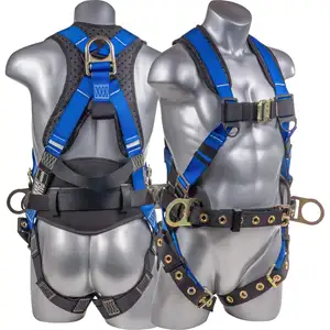 D-Ring Fall Protection Safety Harness With Removable Safety Belt Full Body Harness Safety