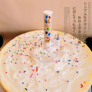 Velas de Cumpleaños Musicales en Aerosol, Cilíndricas, de Parafina, Decoraciones para Fiestas de Cumpleaños - Product Image 1