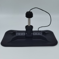Support de pagaie pivotant à 360 degrés avec broche en aluminium et base en PVC pour bateau gonflable - Accessoires de rame - Surf et dérive