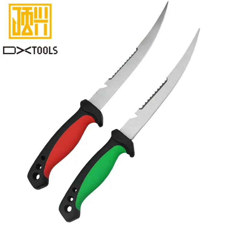 Knife Fishing Hot Sale Rubber Handle Filleting Knives Stainless Steel Fillet Knife Fishing
