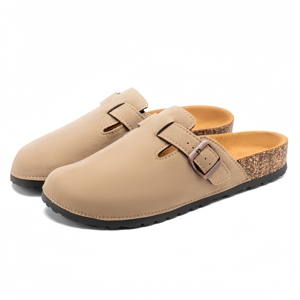 Scarpe da Giardino Unisex di Lusso Personalizzate in Camoscio con Punta Chiusa, Sandali Casual da Uomo con Suola in <span class=keywords><strong>Sughero</strong></span>, <span class=keywords><strong>Ciabatte</strong></span> Mule alla Moda da <span class=keywords><strong>Donna</strong></span> - Product Image 2