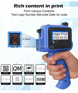 Mini impresora de inyección de tinta portátil Impresora de mano Validez de inyección de tinta portátil o máquina de pistola de codificación Impresora de inyección de tinta - Product Image 5