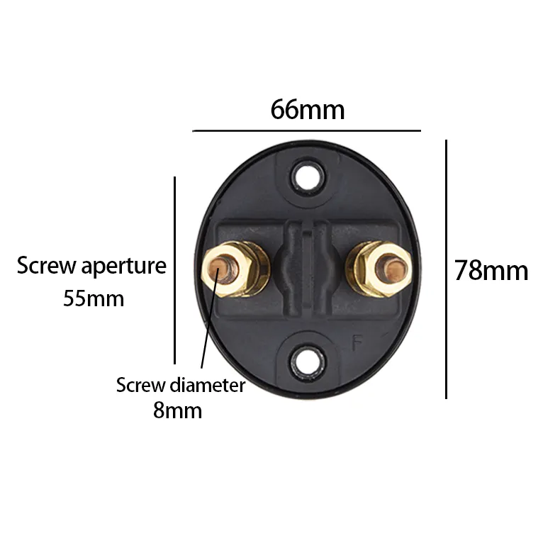 100A 12V/24V/36V A/C-Schalter Klemmen adapter Leistung max Autobatterie für Marine boot