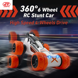 Coche de Acrobacias RC con Rotación de 360 Grados a 2.4GHz, Camioneta de Derrape de 6 Ruedas con Faros Delanteros, Vehículo Todoterreno RC para Niños - Product Image 5