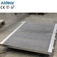 Échangeur de chaleur à plaques à ailettes pour refroidisseur d'huile, système de refroidissement de compresseur, radiateur pour compresseurs d'air à vis