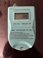 Compteur d'eau prépayé intelligent à lecture à distance numérique, affichage LCD, commande de vanne, protection IP68, composants en plastique, OEM, résidentiel