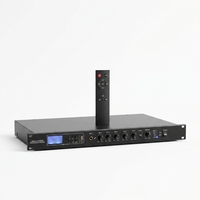 Système de sonorisation pour mosquées, écoles, églises, amplificateur domestique 1U 200W/500W/800W/1KW avec entrée USB/FM/MIC en aluminium et métal