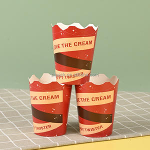 PTPACK Fabricant de style de qualité alimentaire Nouveaux produits <span class=keywords><strong>Mcdonald</strong></span> Mc Flurry Vente personnalisée Divers gobelets en papier - Product Image 4