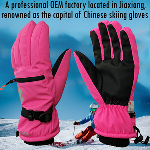 Guantes <span class=keywords><strong>de</strong></span> Esquí Personalizados para <span class=keywords><strong>Mujer</strong></span>, a la Moda, Impermeables, Resistentes al Viento, Cálidos y Transpirables para Deportes <span class=keywords><strong>de</strong></span> Invierno al Aire Libre - Product Image 2