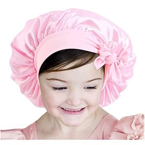 Bonnets en satin <span class=keywords><strong>pour</strong></span> enfants, <span class=keywords><strong>bonnet</strong></span> <span class=keywords><strong>pour</strong></span> bébé, <span class=keywords><strong>bonnet</strong></span> <span class=keywords><strong>pour</strong></span> tout-petit, bonnets <span class=keywords><strong>de</strong></span> <span class=keywords><strong>nuit</strong></span> doux en soie double couche, chapeaux <span class=keywords><strong>de</strong></span> <span class=keywords><strong>nuit</strong></span> <span class=keywords><strong>pour</strong></span> adolescents et tout-petits - Product Image 6