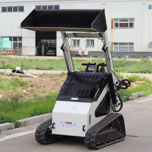 मुफ्त शिपिंग सस्ते नए छोटे बगीचे लोडर व्हील/ट्रैक मिनी स्किड आगे 1 वर्ष 13.5 एचपी 0.12 मीटर बाल्टी क्षमता - Product Image 4