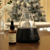Diffuseur d'huiles essentielles sans alcool, rechargeable, sans fil, pour bois et verre, réglable, automatique, pour diffusion d'encens et d'huiles pures