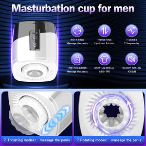Robot de Calor con Vibración Automática, Juguete Sexual con Vagina Realista, Masturbador Masculino con Soporte para Teléfono, Producto para <span class=keywords><strong>Sexo</strong></span> Seguro - Product Image 2