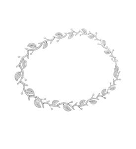 สร้อยคอเพชรธรรมชาติสีขาว14K มาใหม่9.50 CT VVS เพชรบริสุทธิ์ชุบทองสำหรับปาร์ตี้เครื่องประดับงานหมั้น - Product Image 1